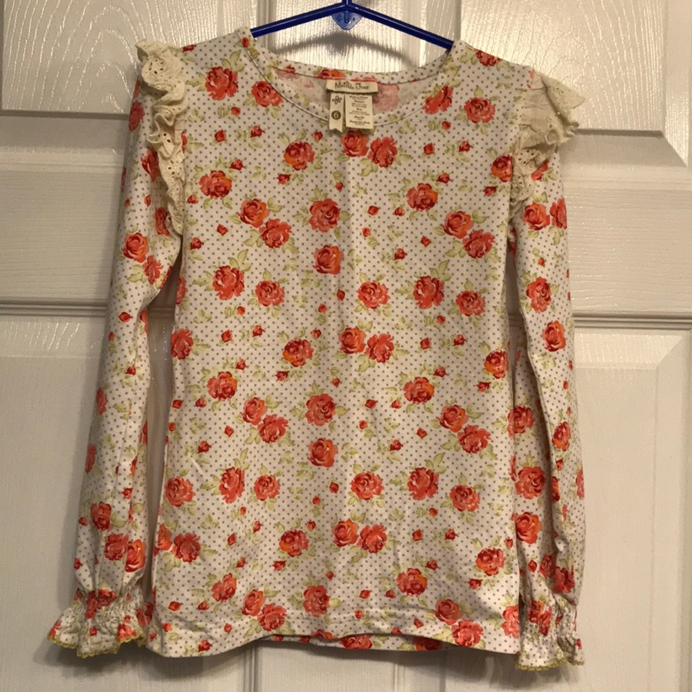 Matilda Jane Wonderful Parage Georgie top. Size 6